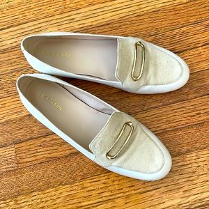 Cole Haan leather and suede Tierney loafers